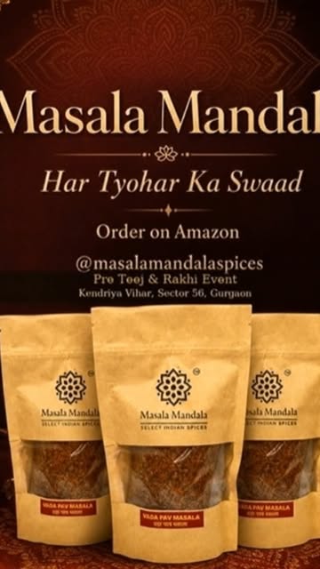Video by Masalamandalaspices on July 25, 2026. May be an image of spice, condiment and text that says 'Masala Mandal Har Tyohar Ka Swaad Ord