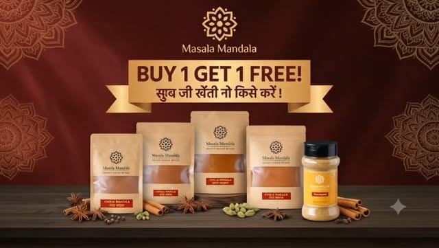 Video by Masalamandalaspices on July 27, 2026. May be an image of condiment, spice, spice rack and text that says 'Masala MasalaMandala Mand